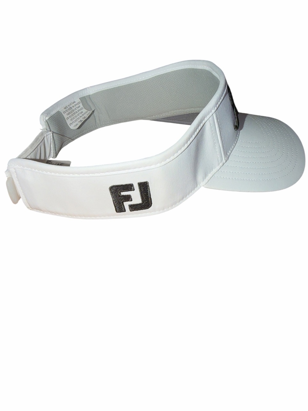Titleist White Visor with Black Script Logo - Picture 3 of 4